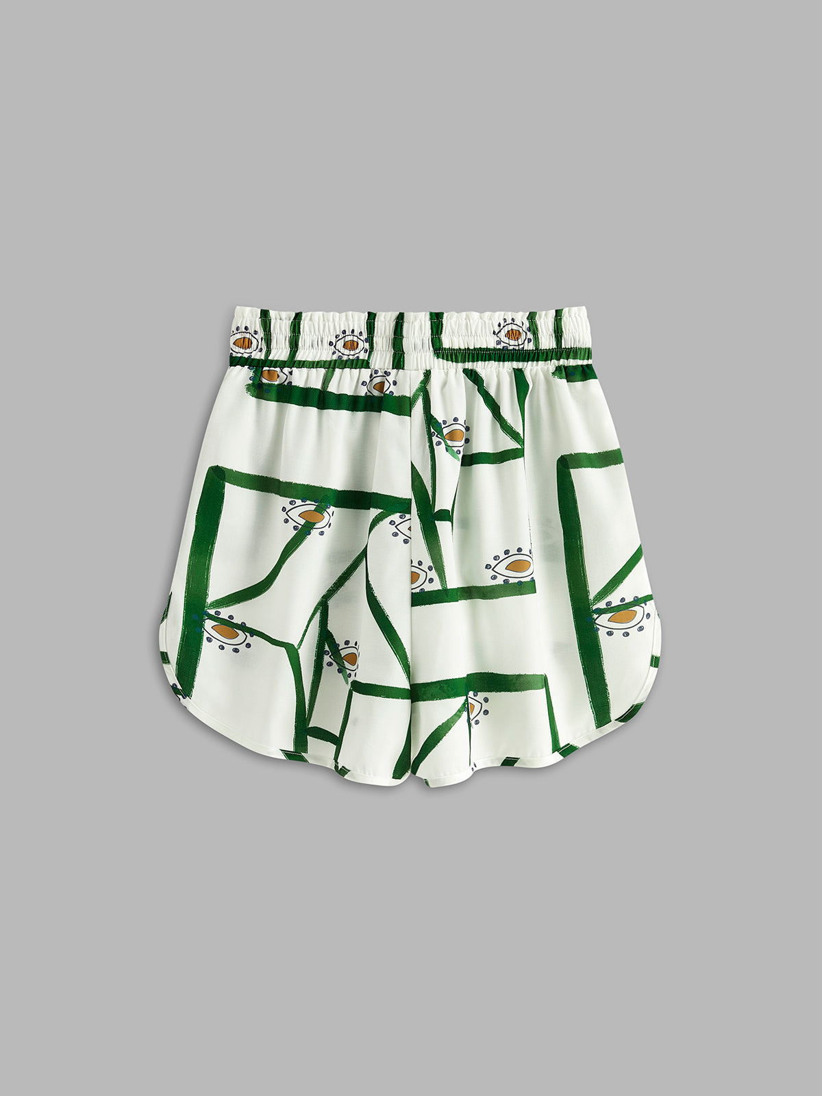 Print Drawstring Shorts Set