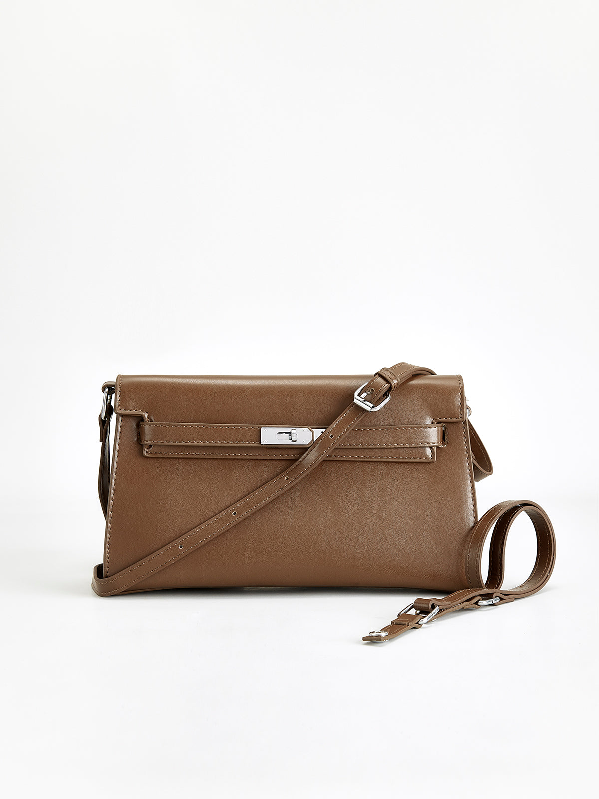 Flap Soft-Buckle Tote Bag