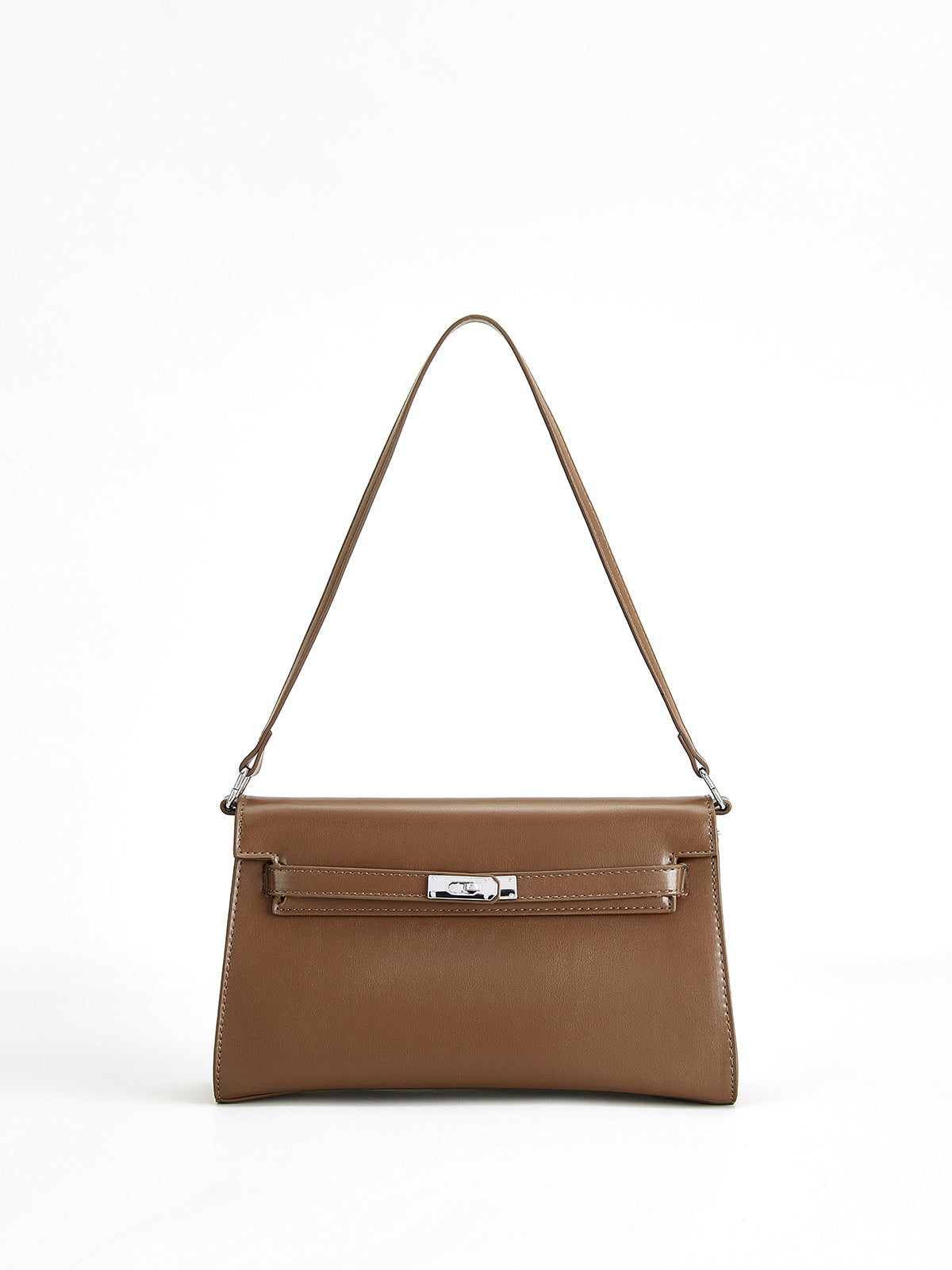 Flap Soft-Buckle Tote Bag