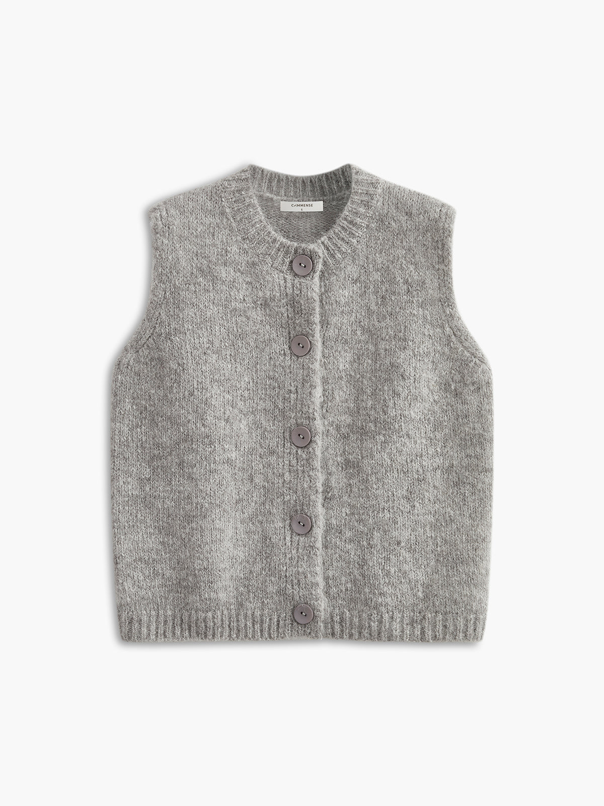 Wool-Blend Soft Sweater Vest