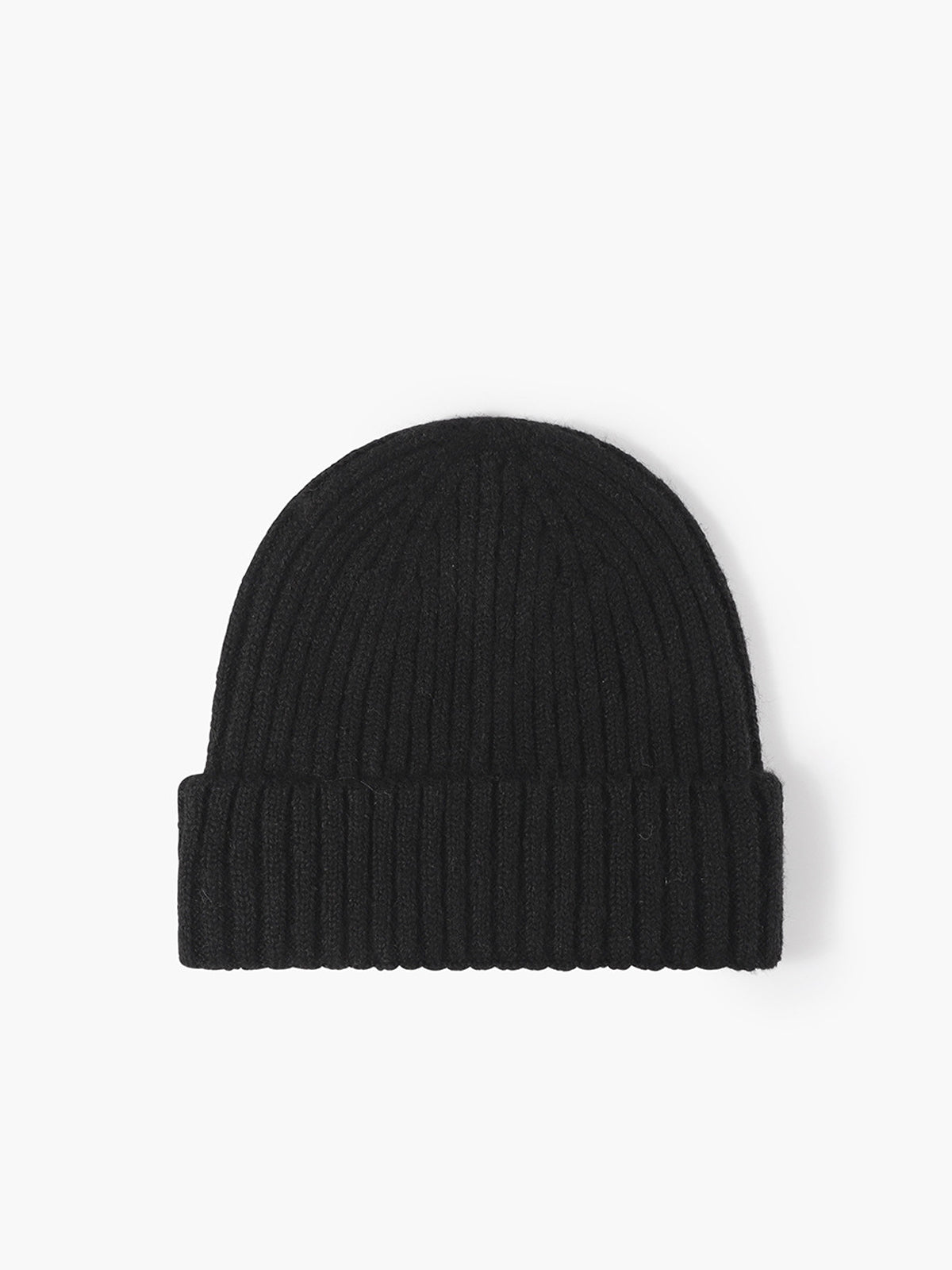 Wool-Blend Ribbed Soft Hat