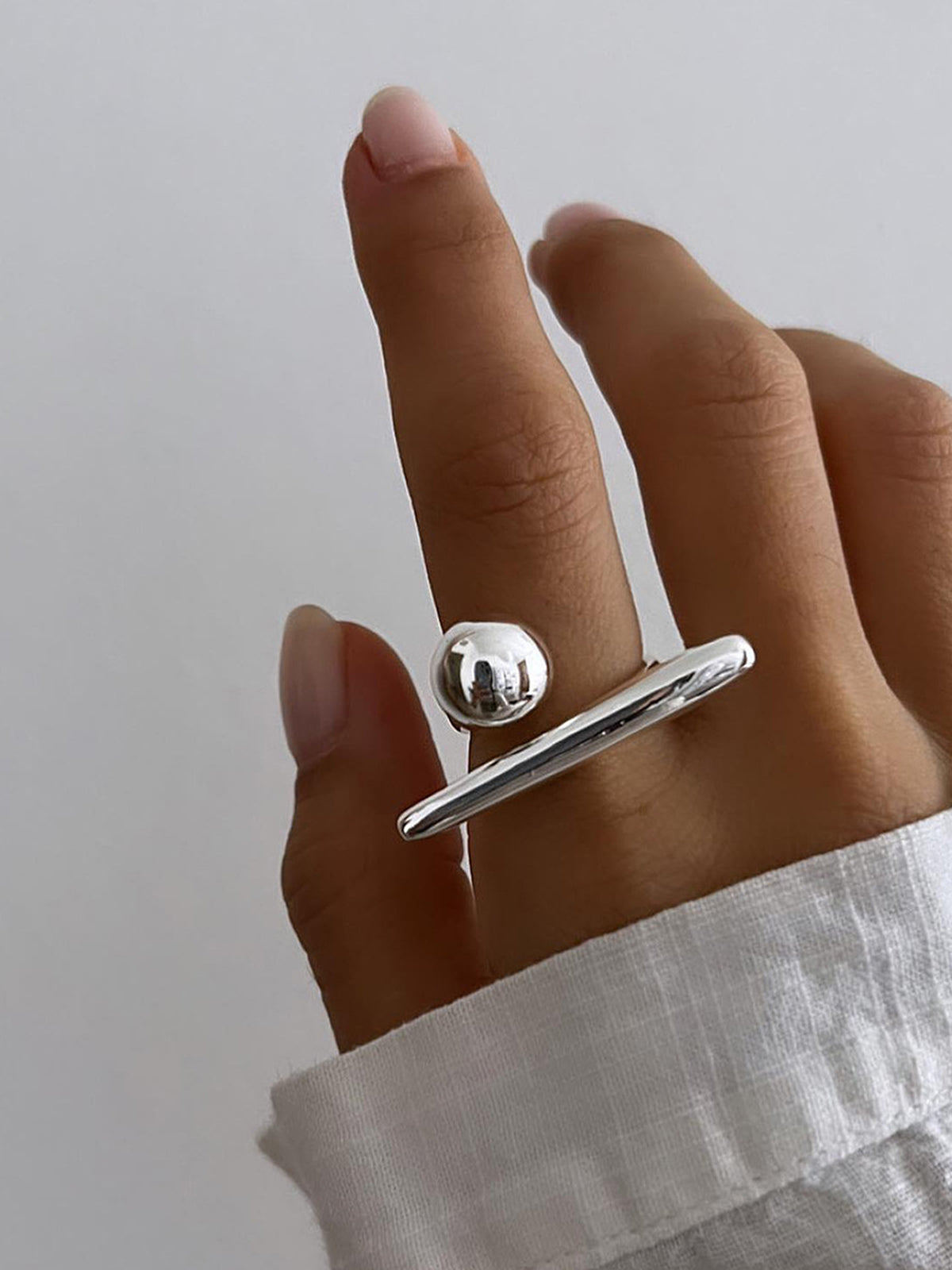 Irregular Minimalist Open Ring