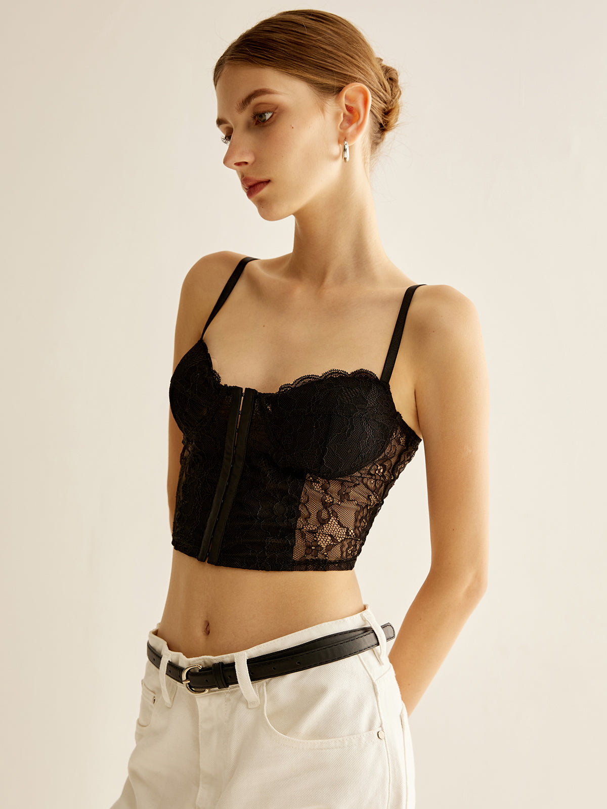 Floral Lace Corset Top