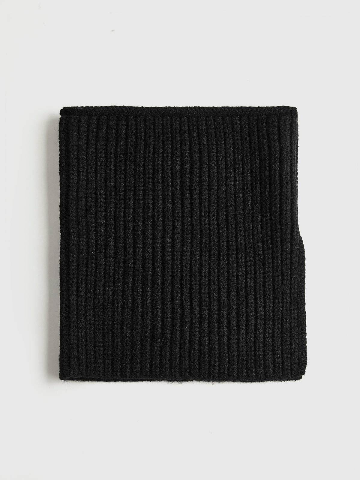 Plain Turtleneck Split Windproof Scarf