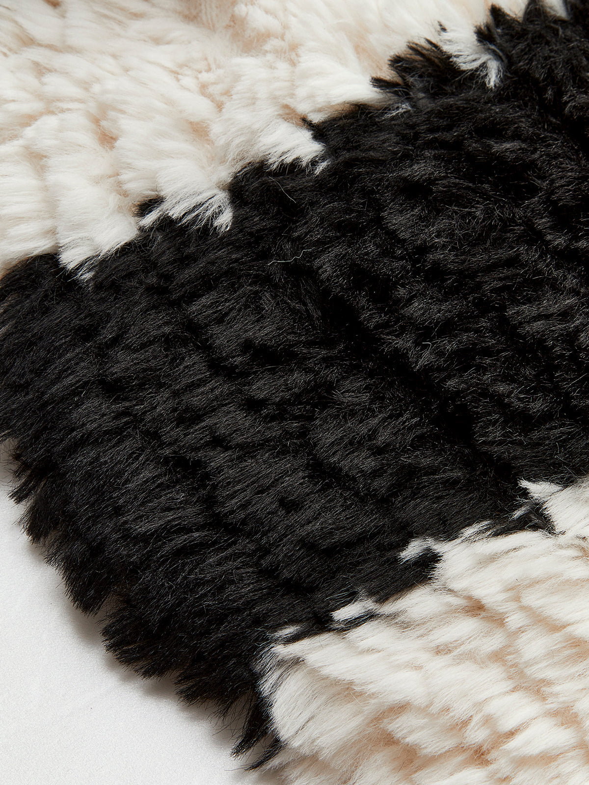 Two-Tone Fuzzy Scarf