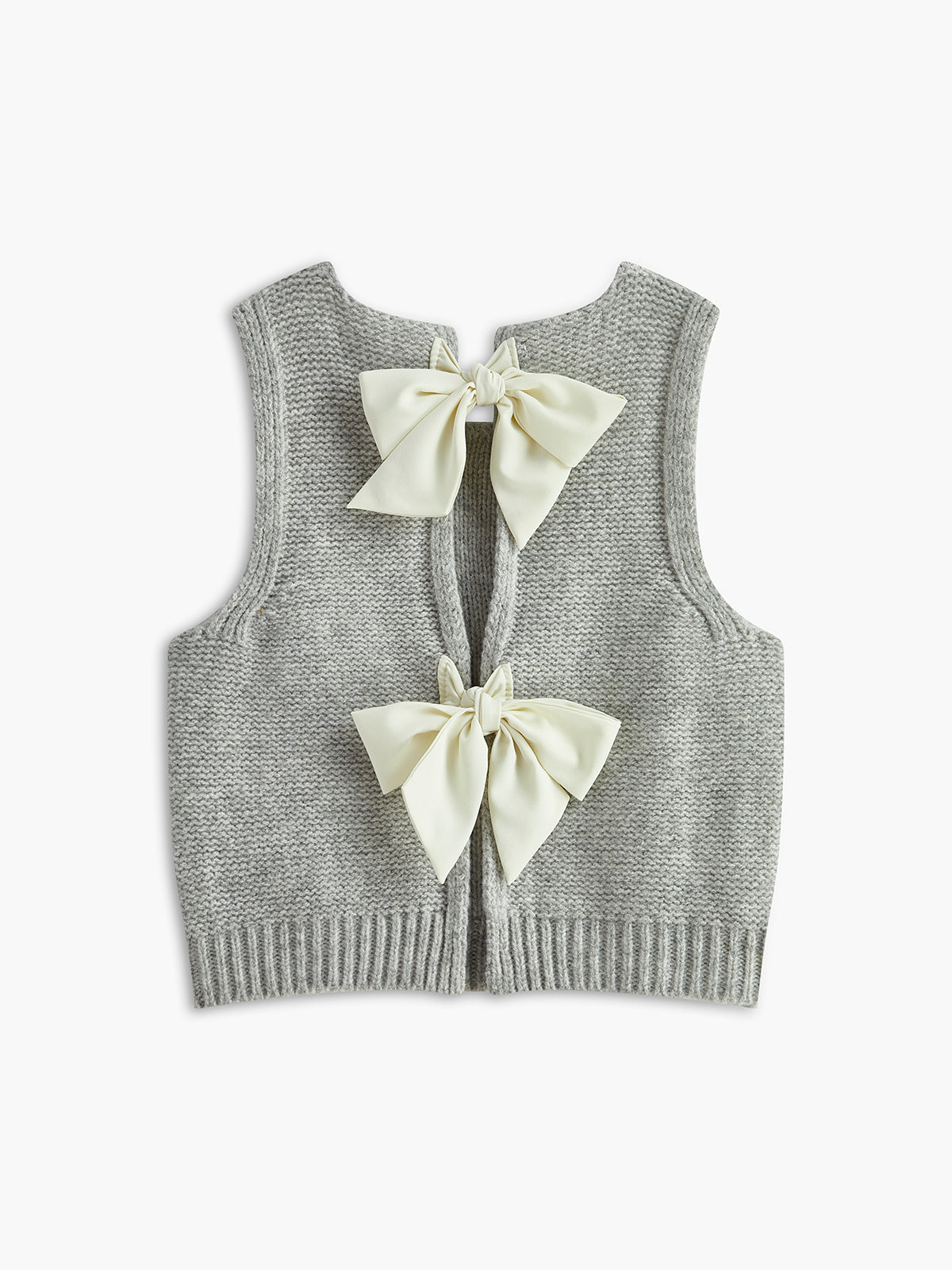 Bow Front Sweater Vest