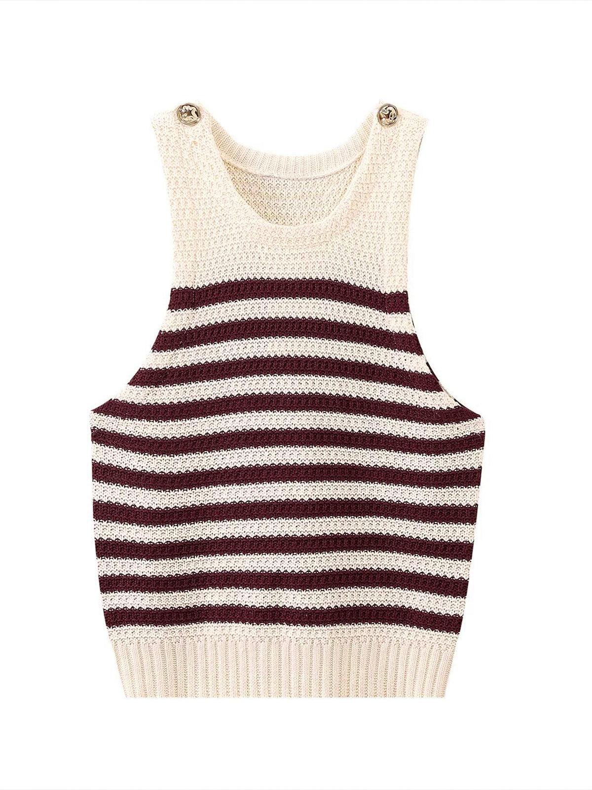 Leisure Striped Sweater Vest