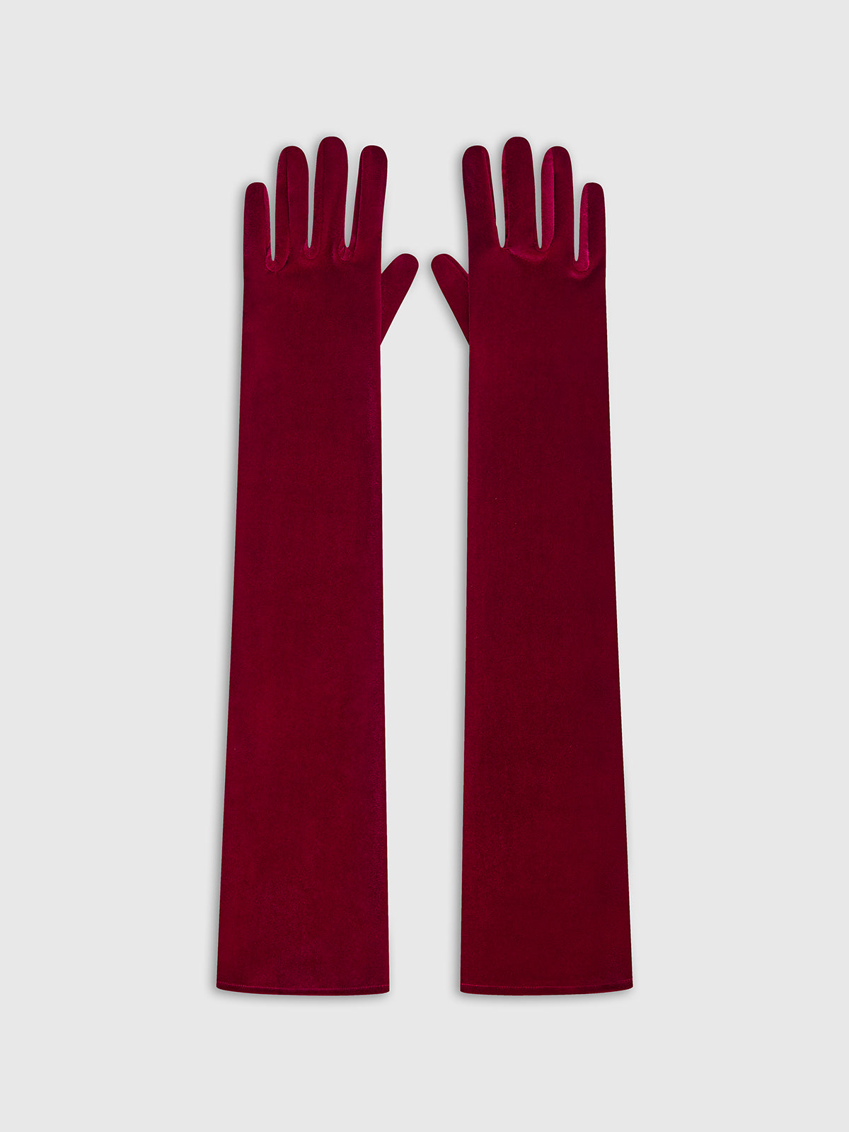 Long Evening Velvet Dress Gloves