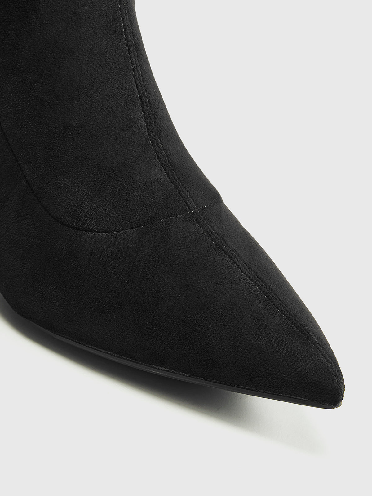 Slingback Heel Suede Ankle Boots