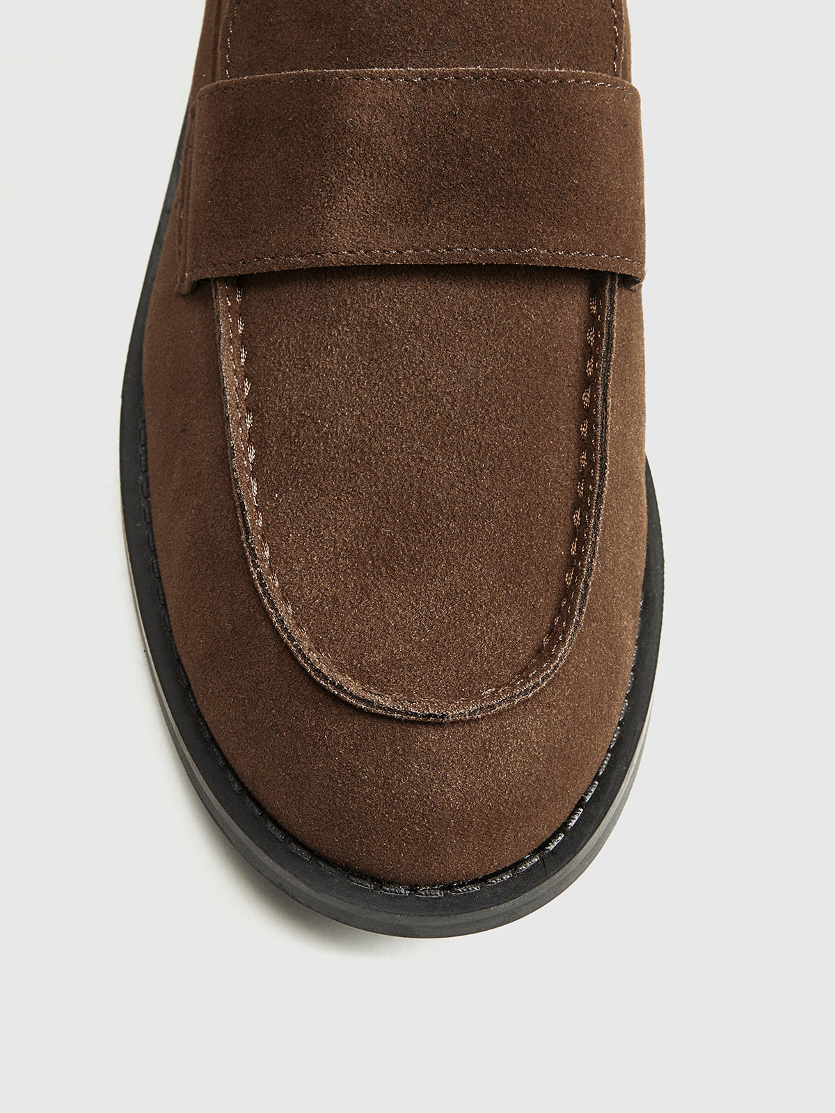 Suede Penny Loafers