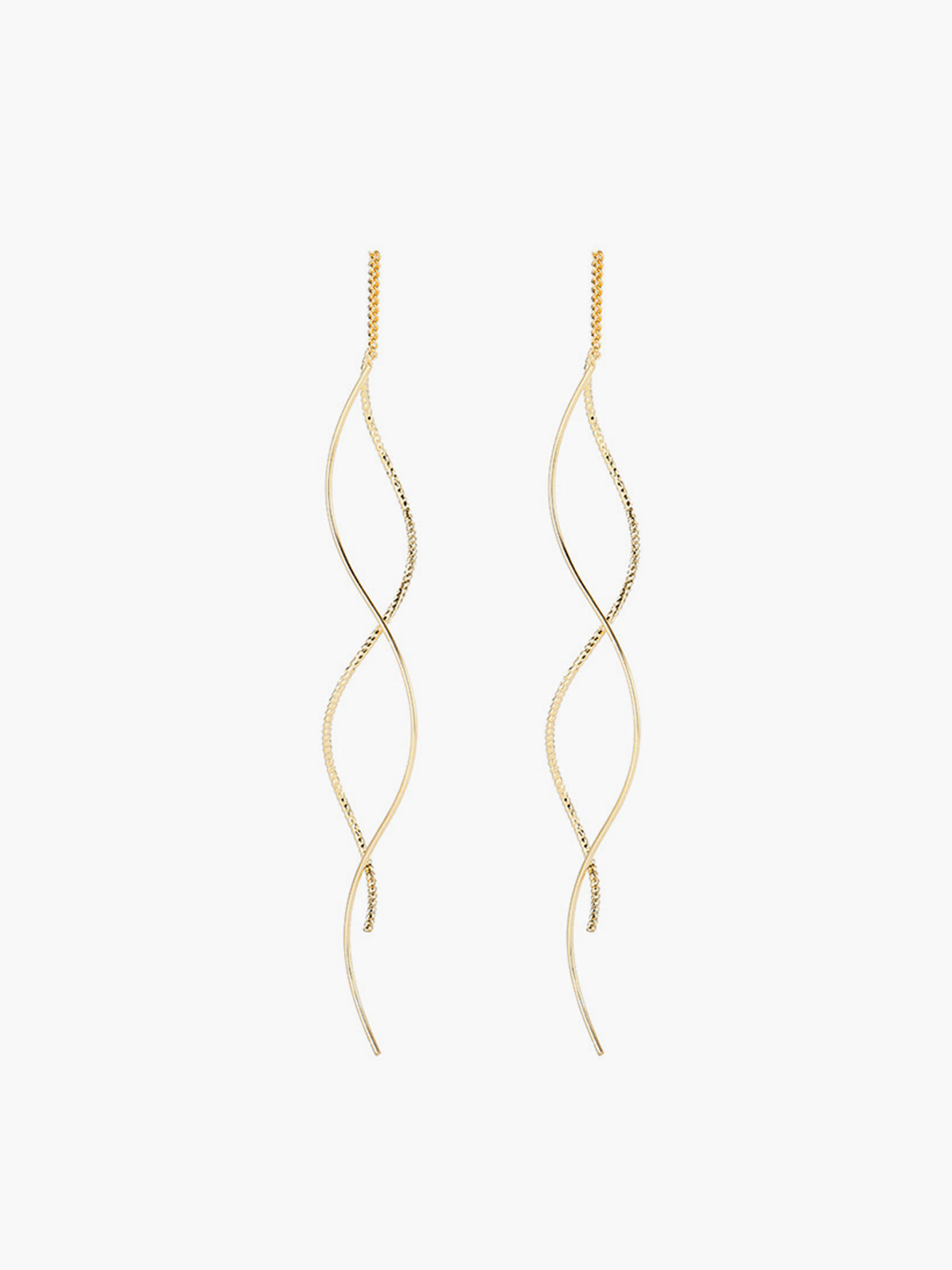 Spiral Tassel Earrings