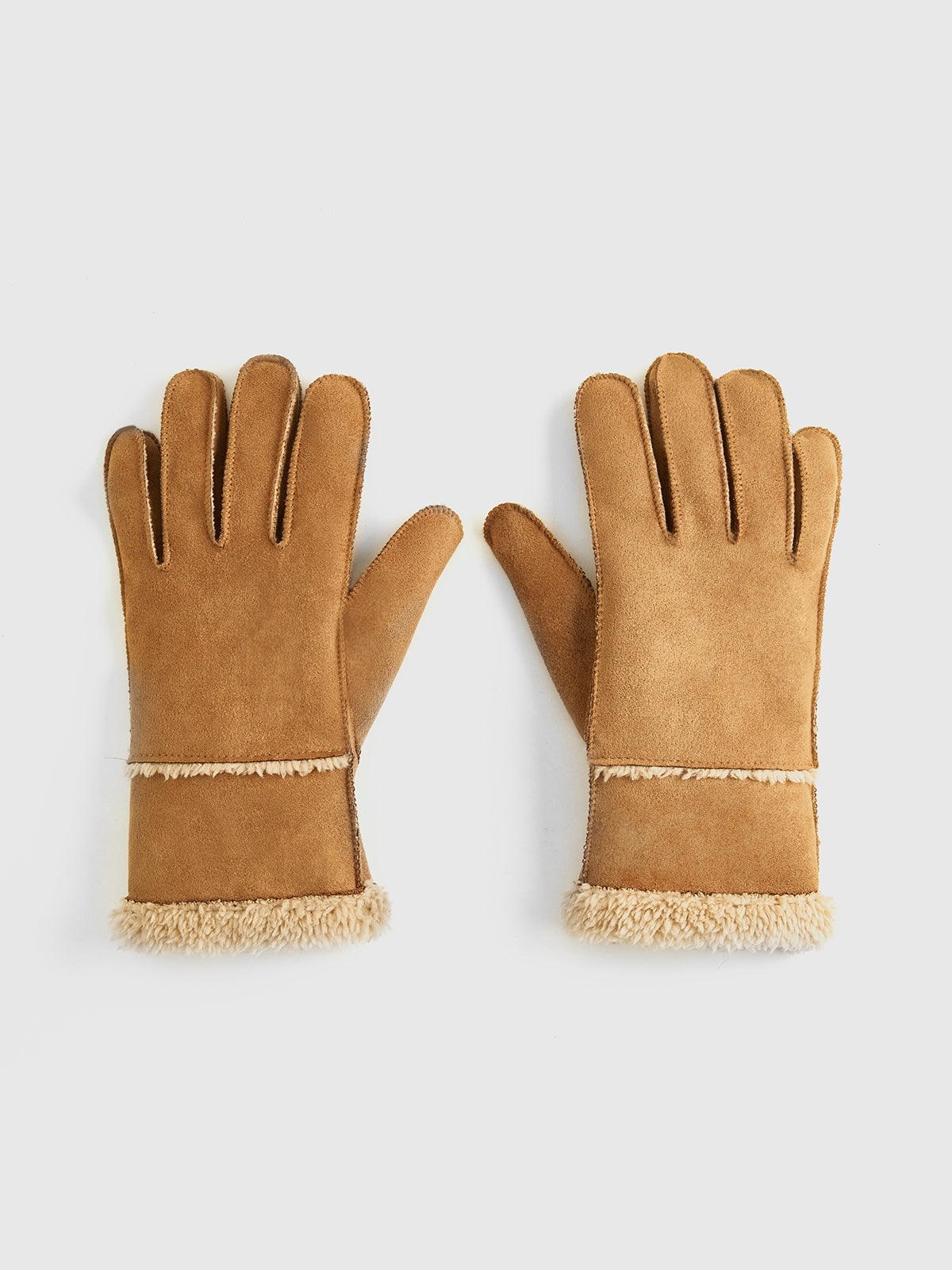 Utility Lambswool Suede Gloves