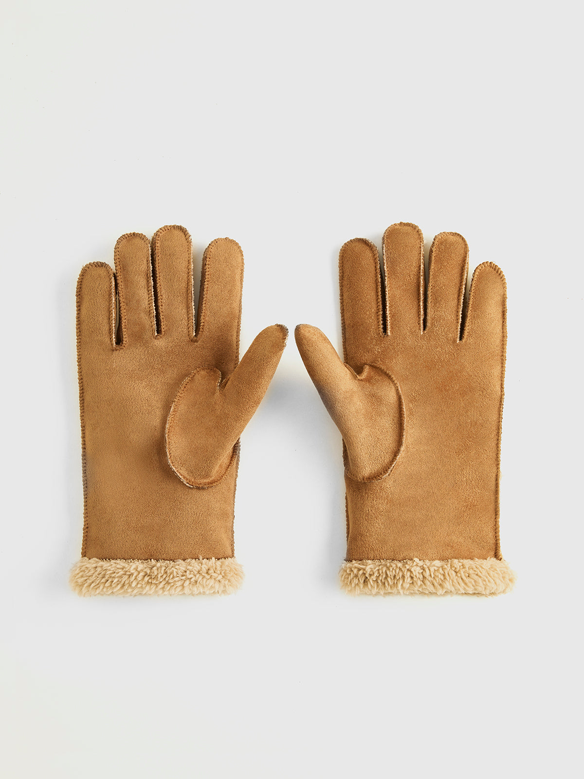 Utility Lambswool Suede Gloves