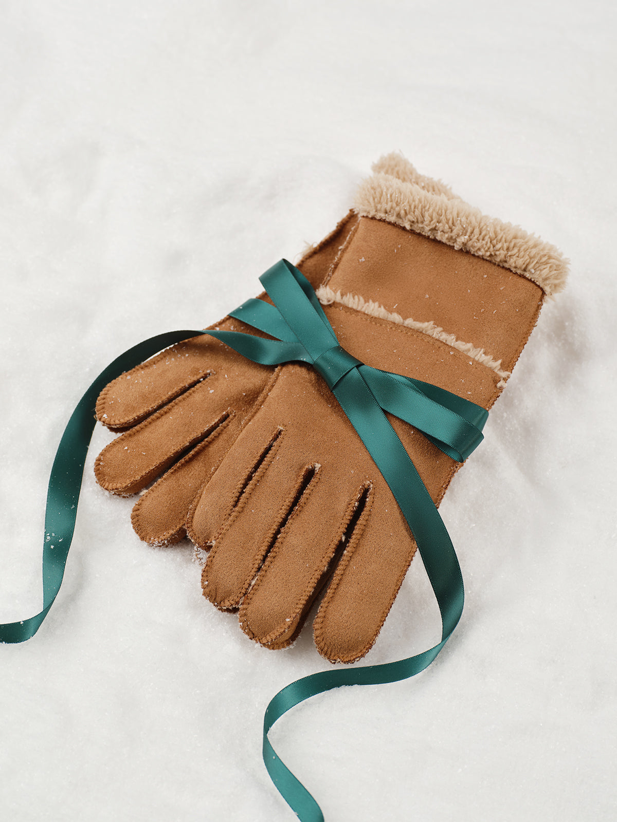 Utility Lambswool Suede Gloves