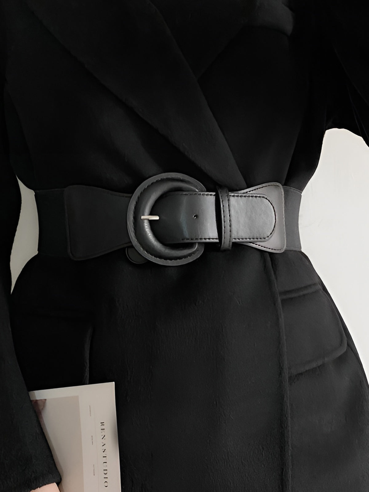 Buckle Elastic Wide Belt