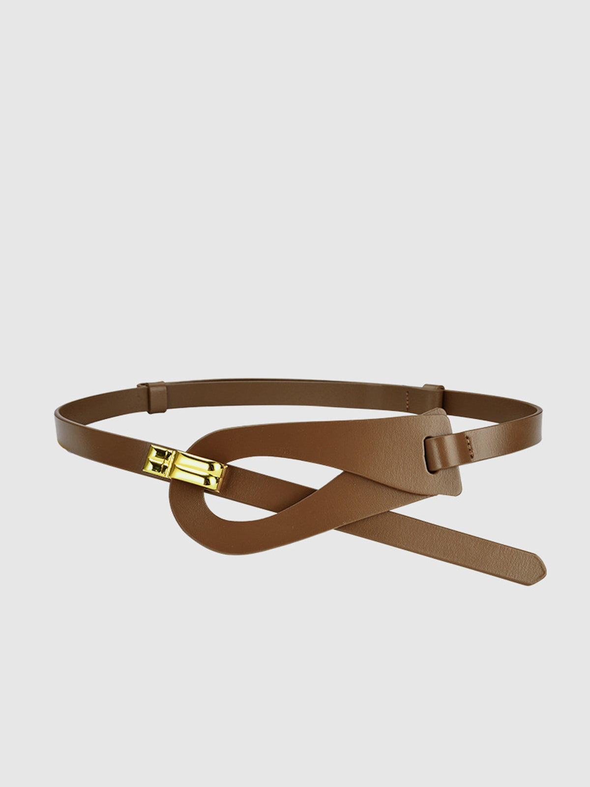 Irregular Hollow Leather Belt