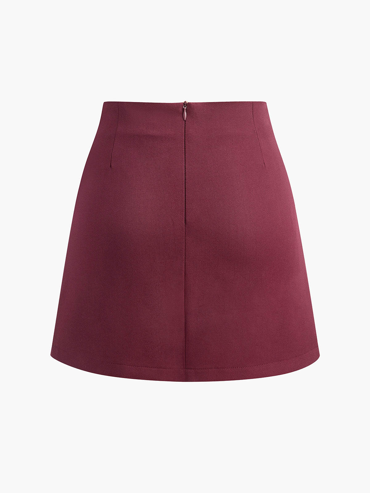 Asymmetrical Split Mini Skirt