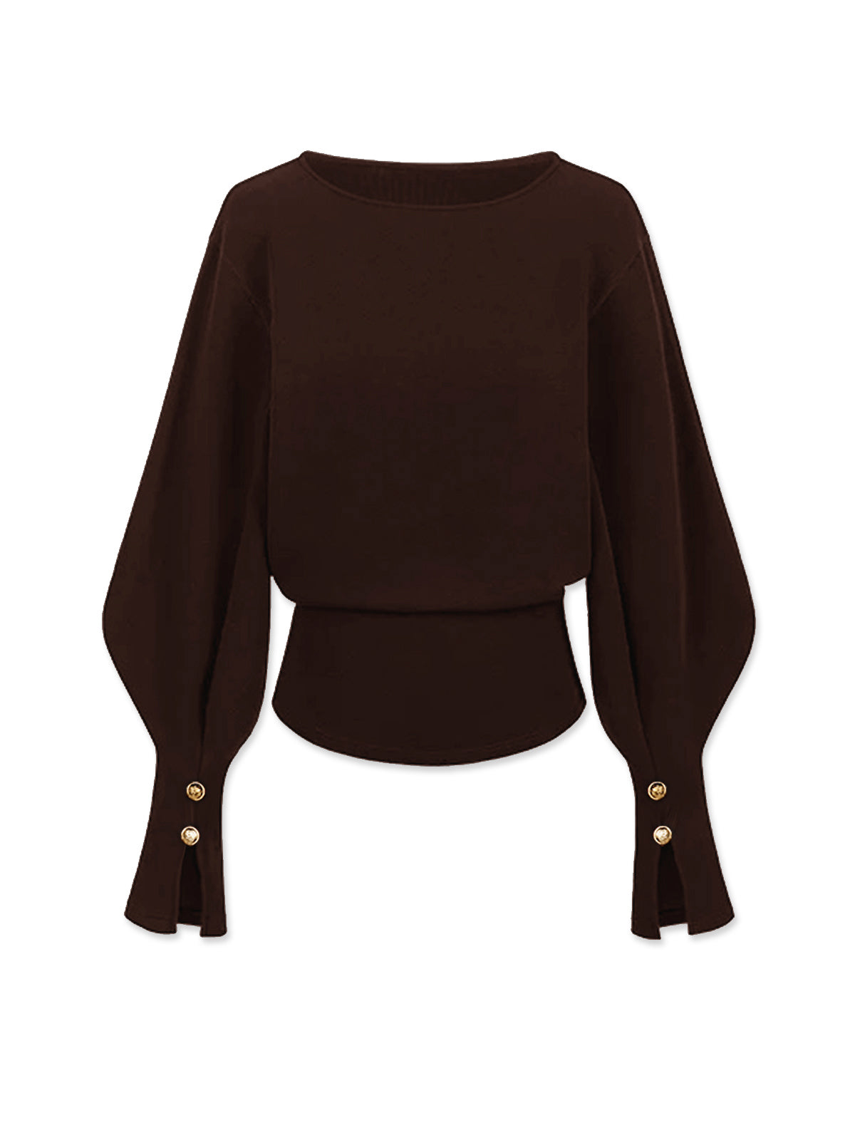 Bell Sleeve Cinched Sweatshirt