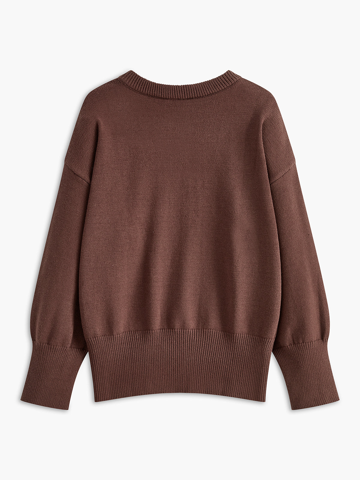 Minimalist Plain Shift Sweater