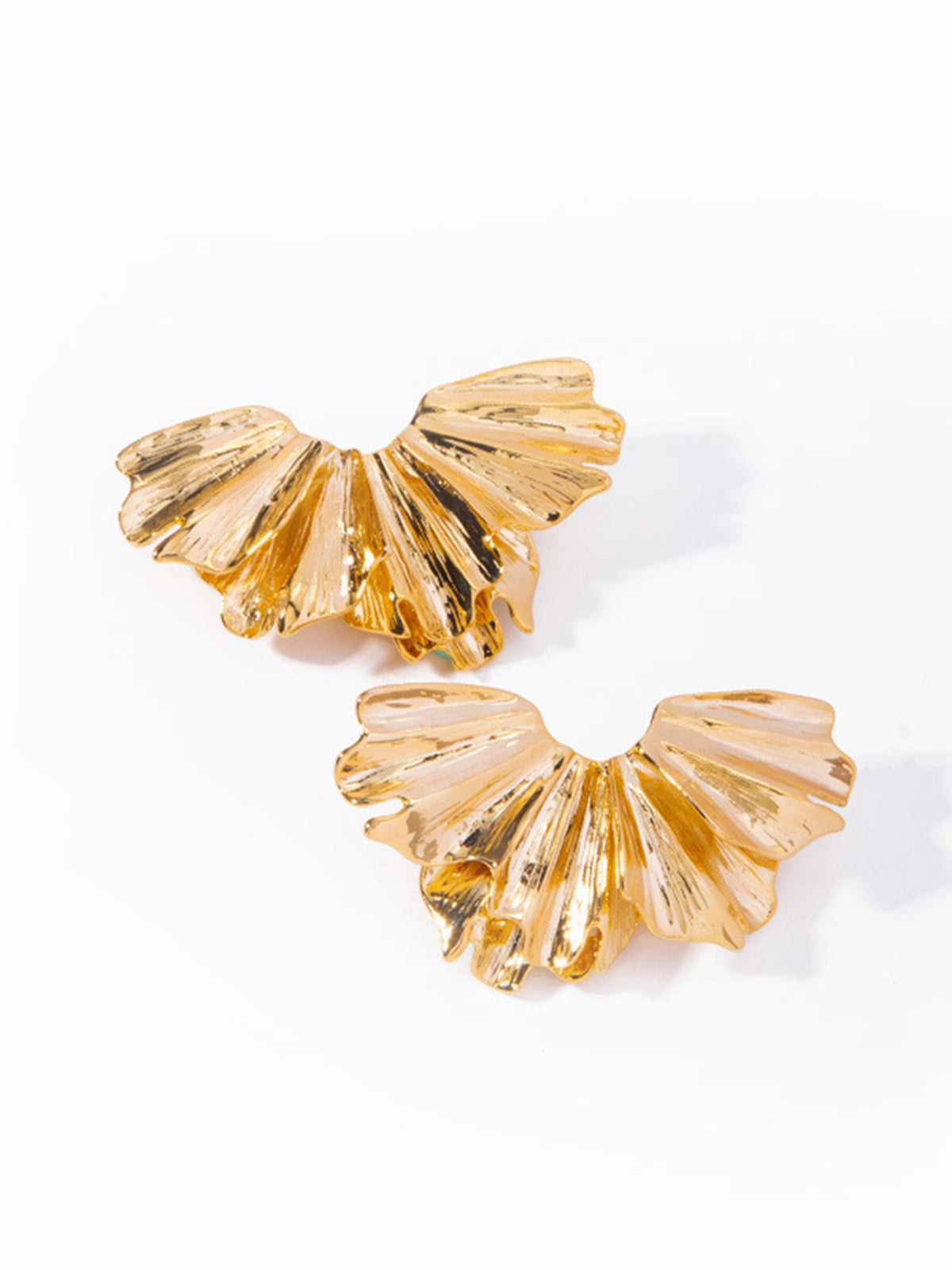 Irregular Leave Drop Earrings