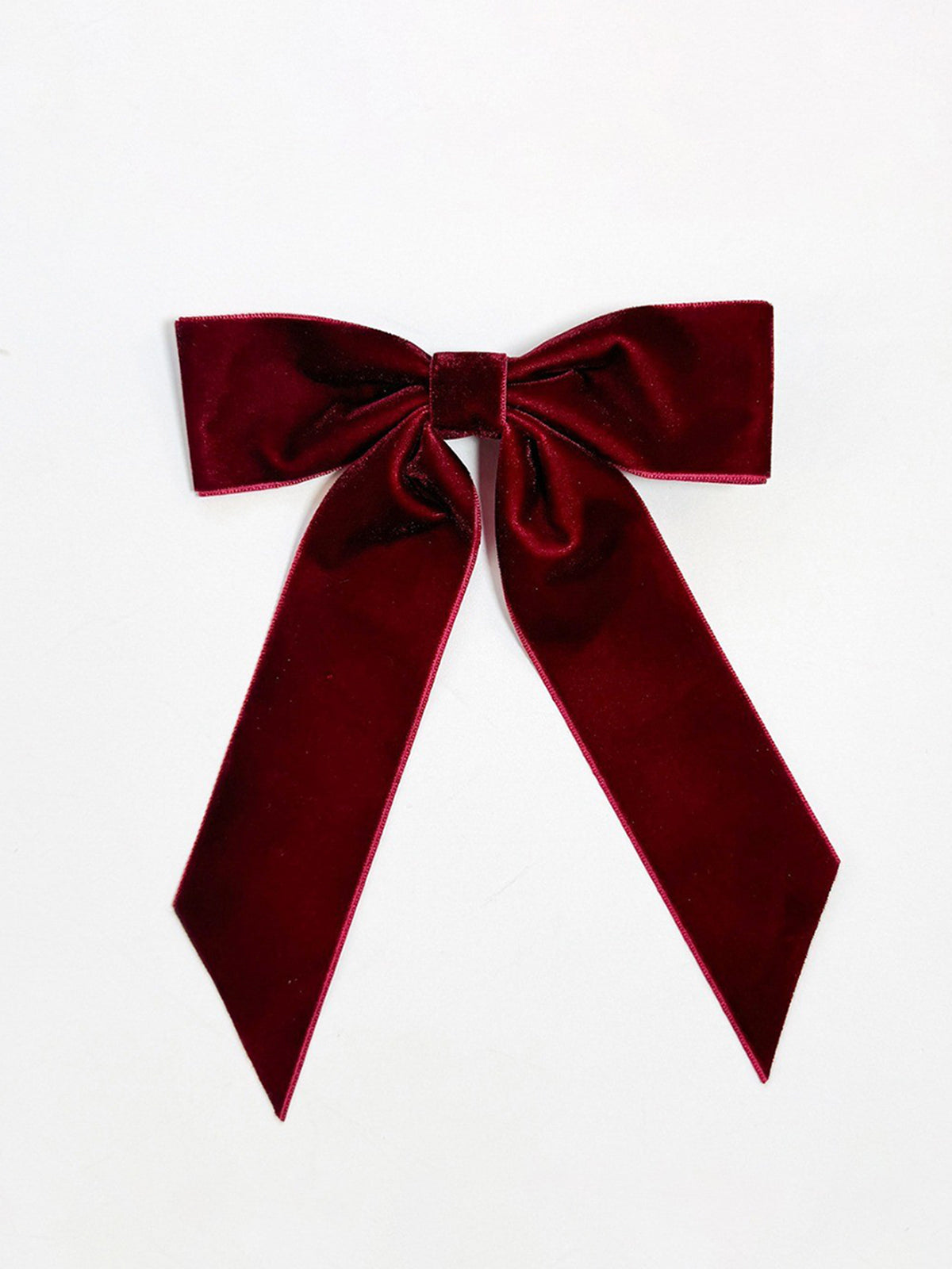 Velvet Bow Hair Clip