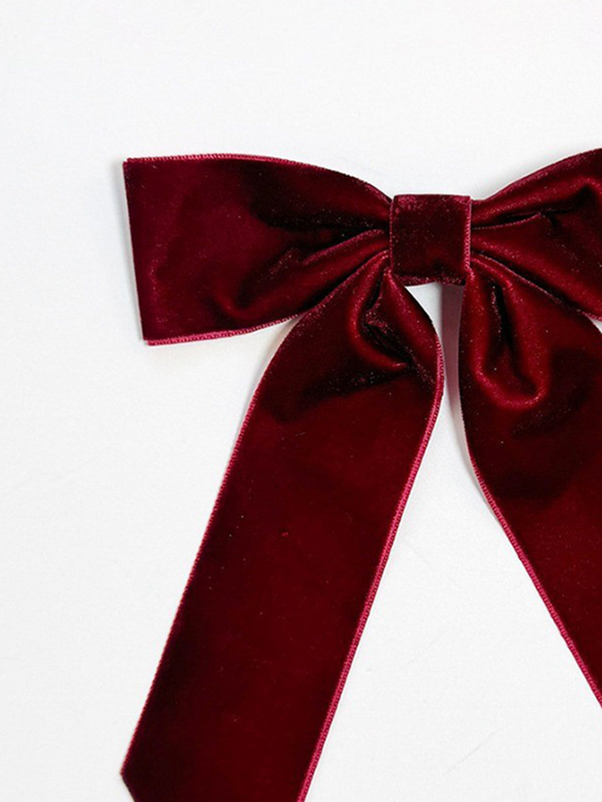 Velvet Bow Hair Clip