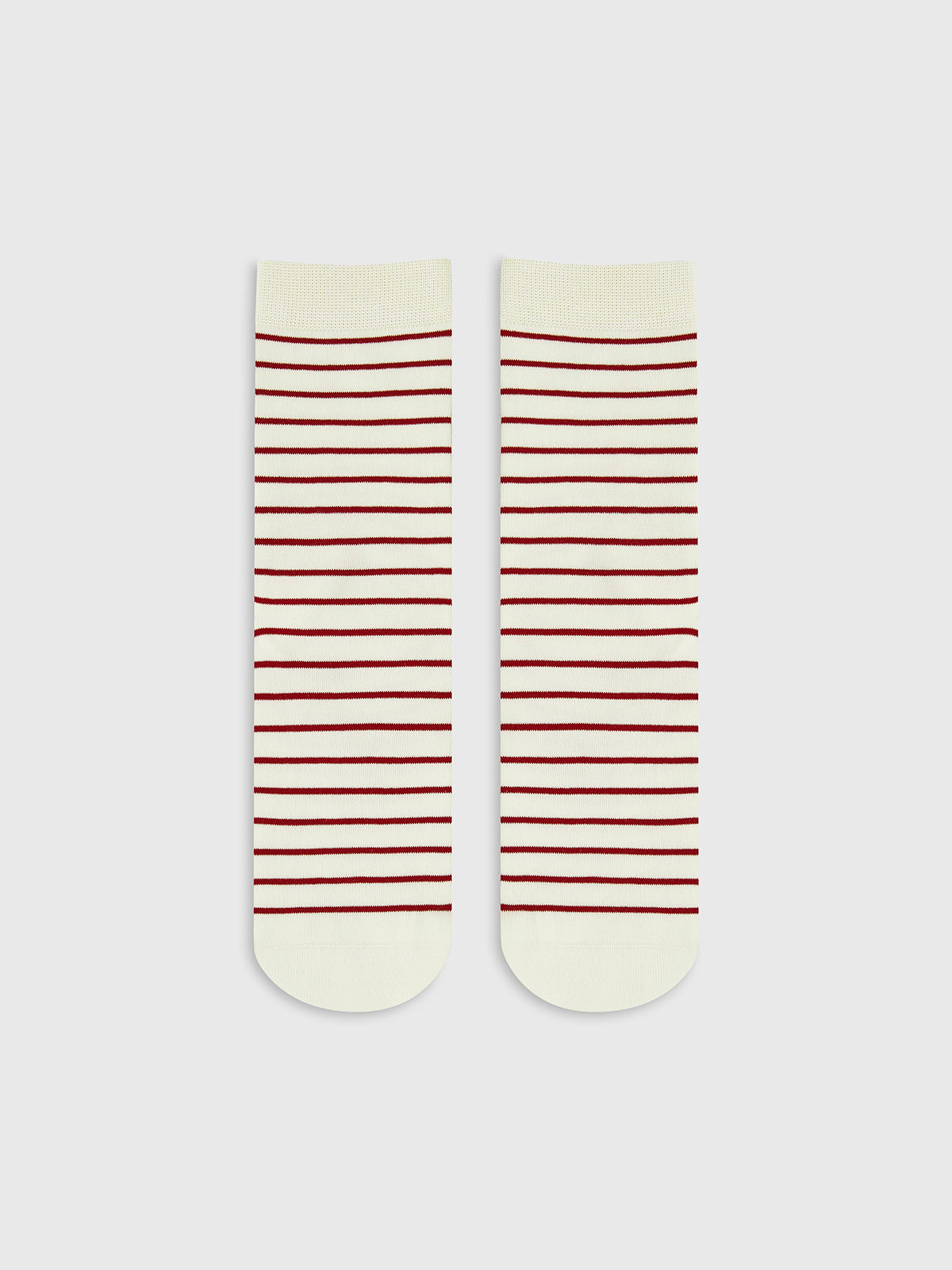 Contrast Striped Stacking Socks