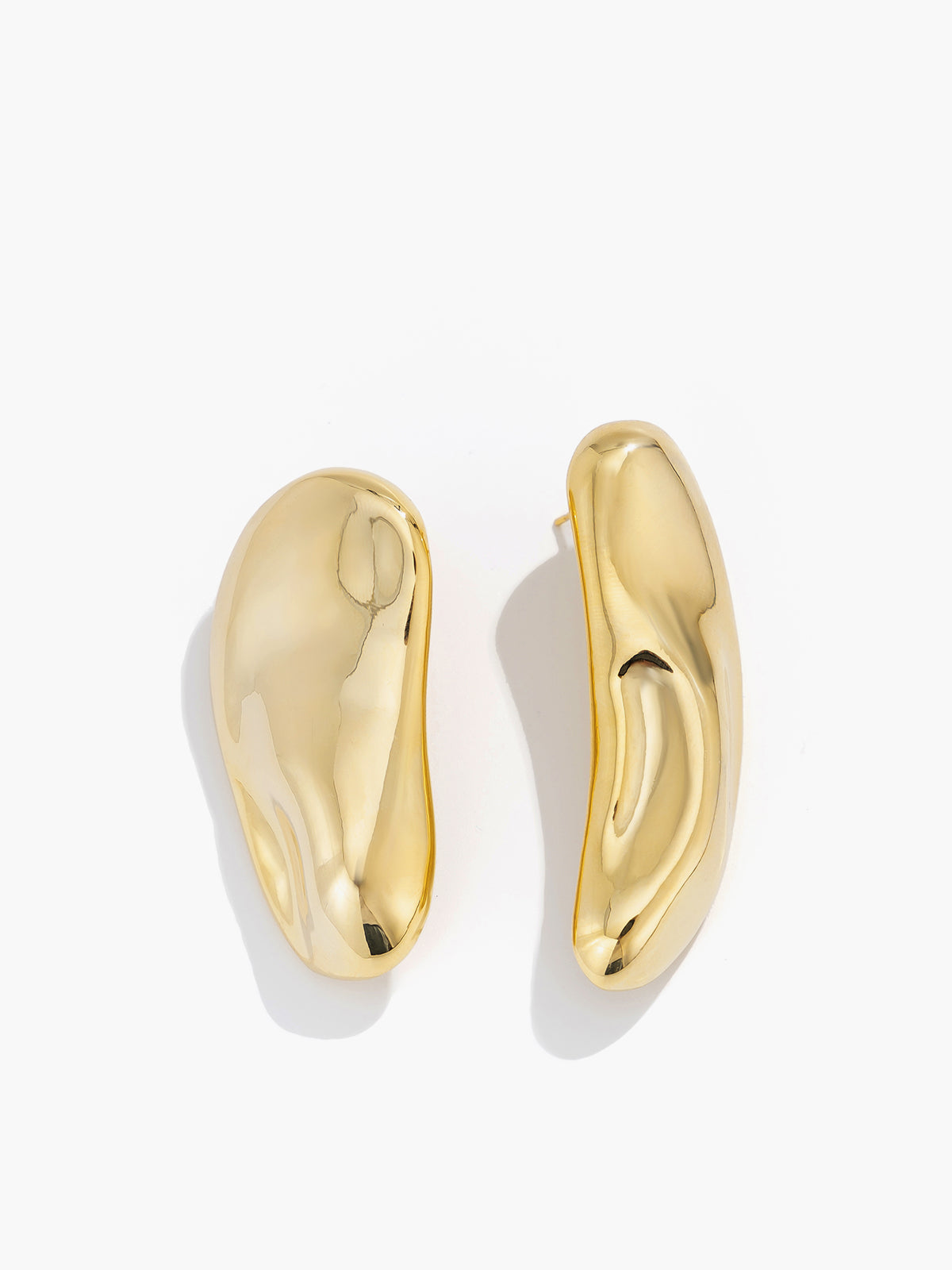 Asymmetric Chunky Stud Earrings