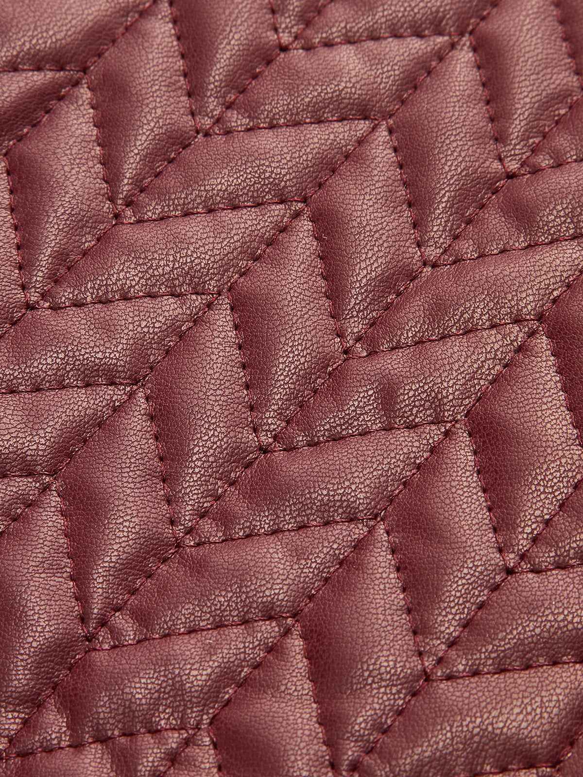 Quilted Faux Leather Skirt