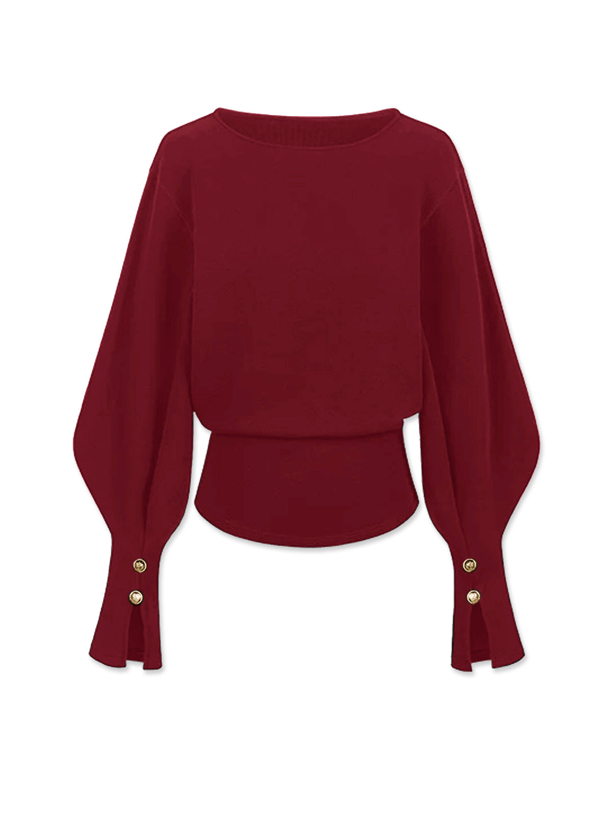 Bell Sleeve Cinched Sweatshirt