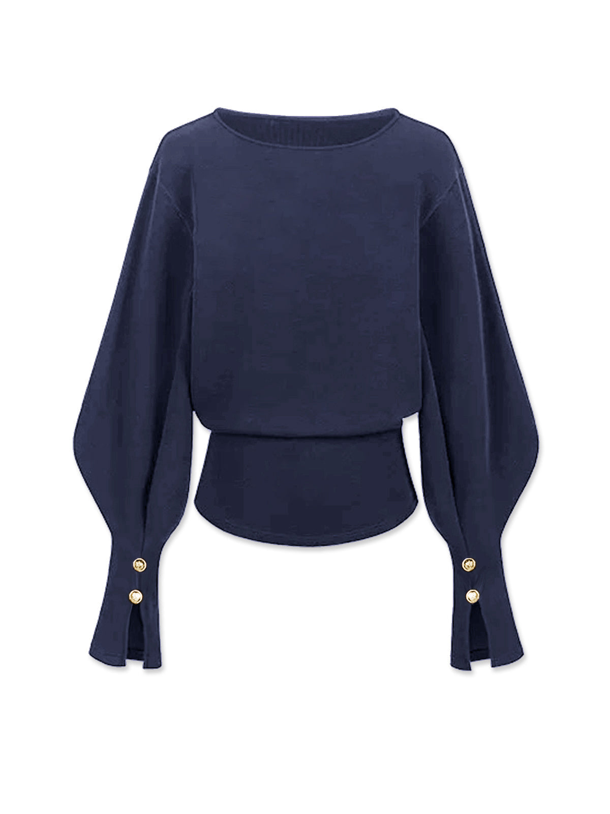 Bell Sleeve Cinched Sweatshirt