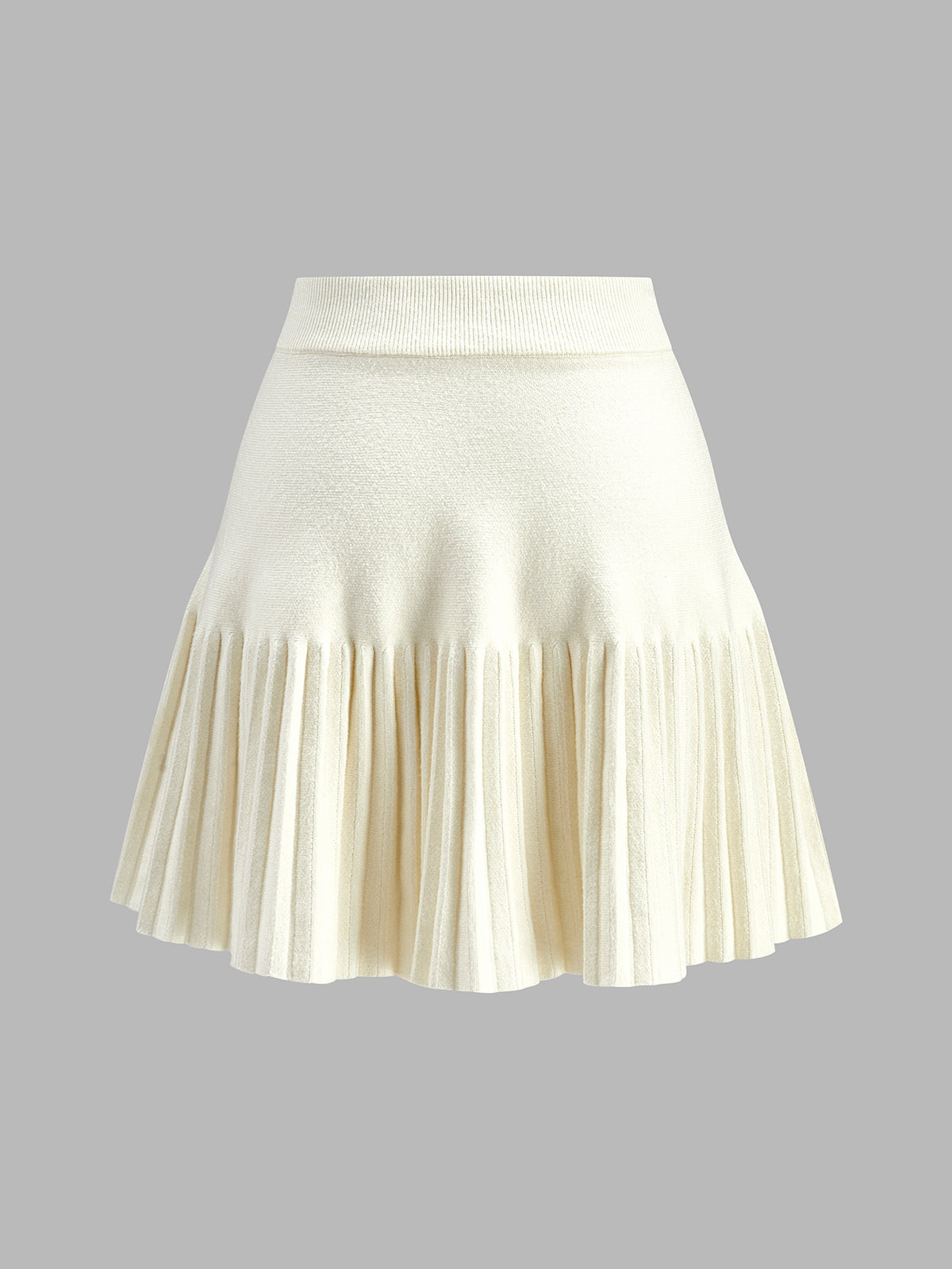 Elegant Umbrella-Shape Knit Skirt