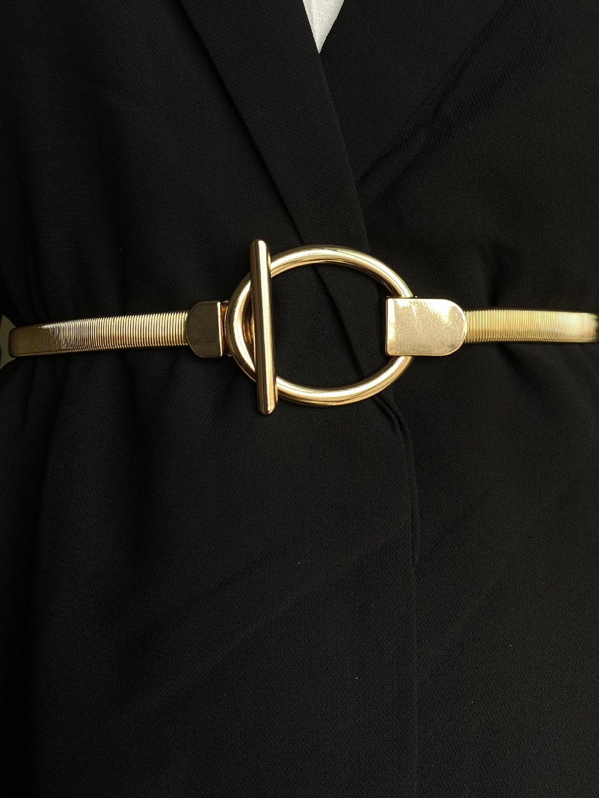 Elastic Lariat Slim Belt