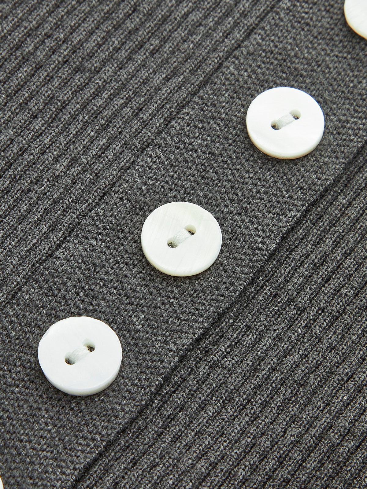 Plain Button Knit Cardigan