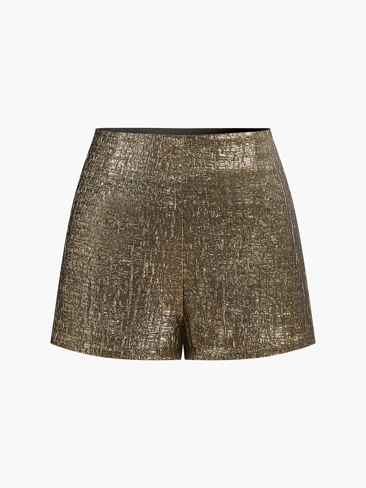 Mid-Waist Purl Shorts