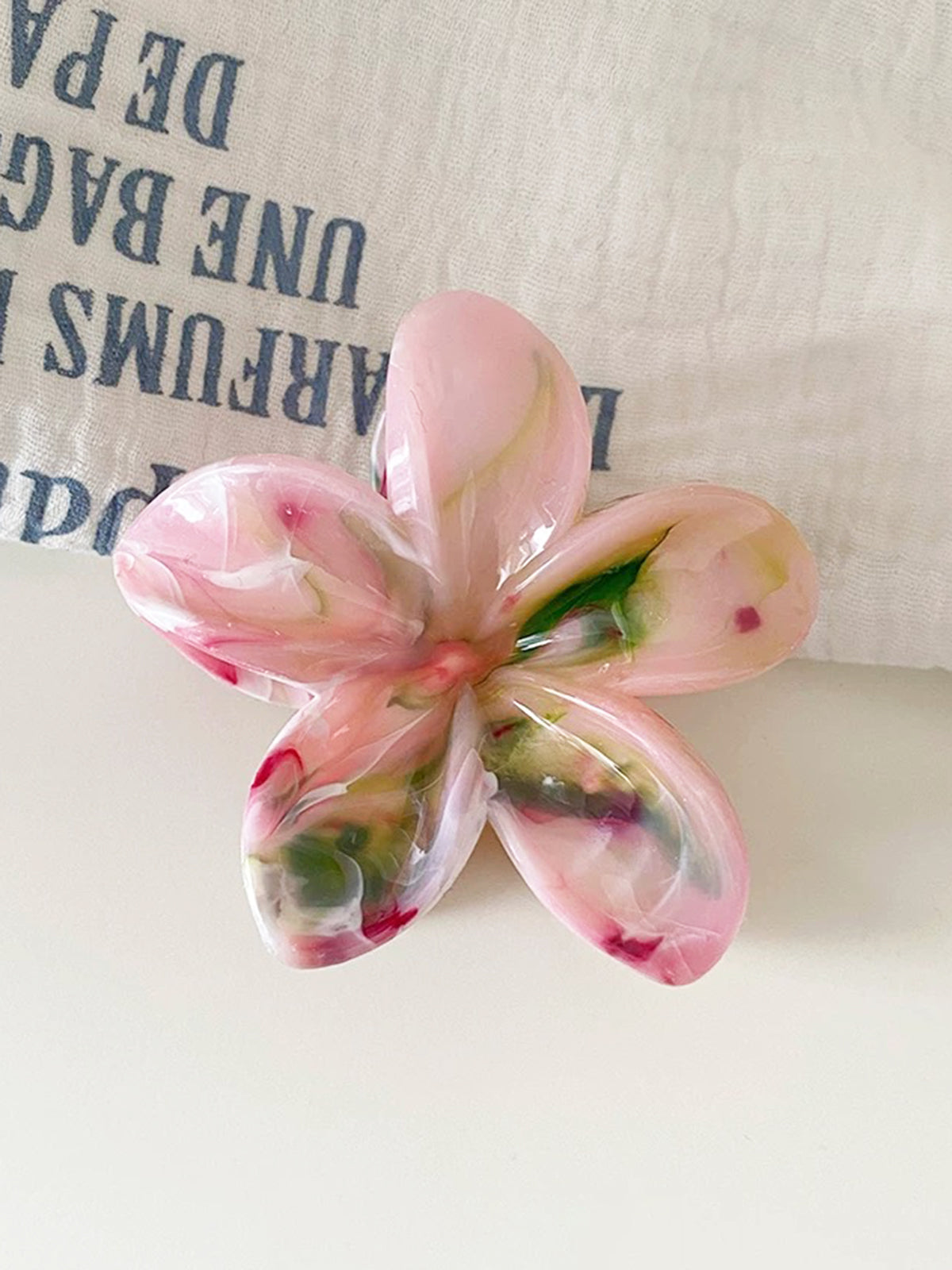 Flower-Shaped Hair Clip