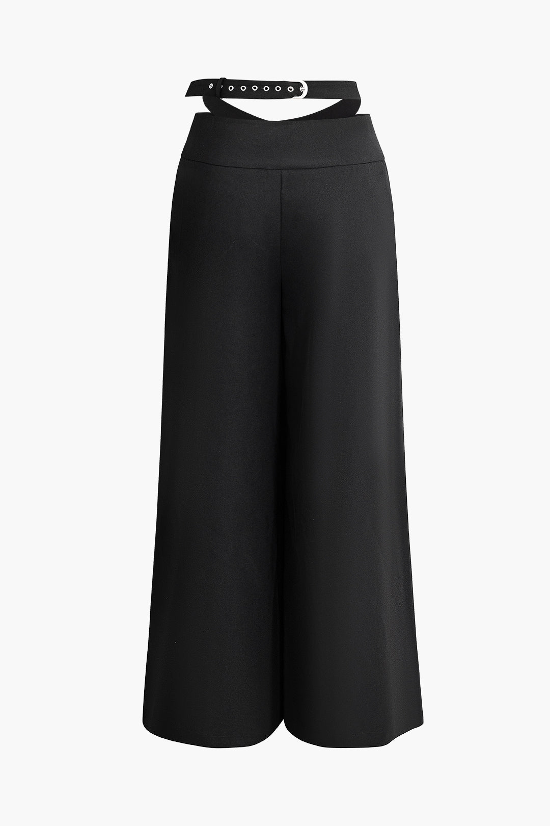 Buckle Wide Leg Pants