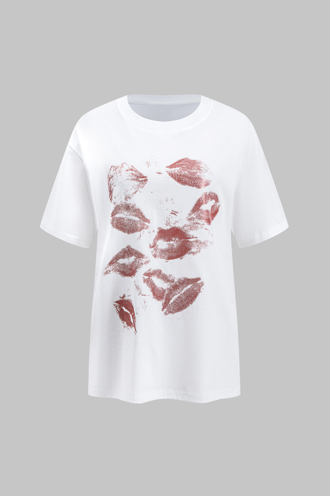 Abstract Print Short Sleeve T-Shirt