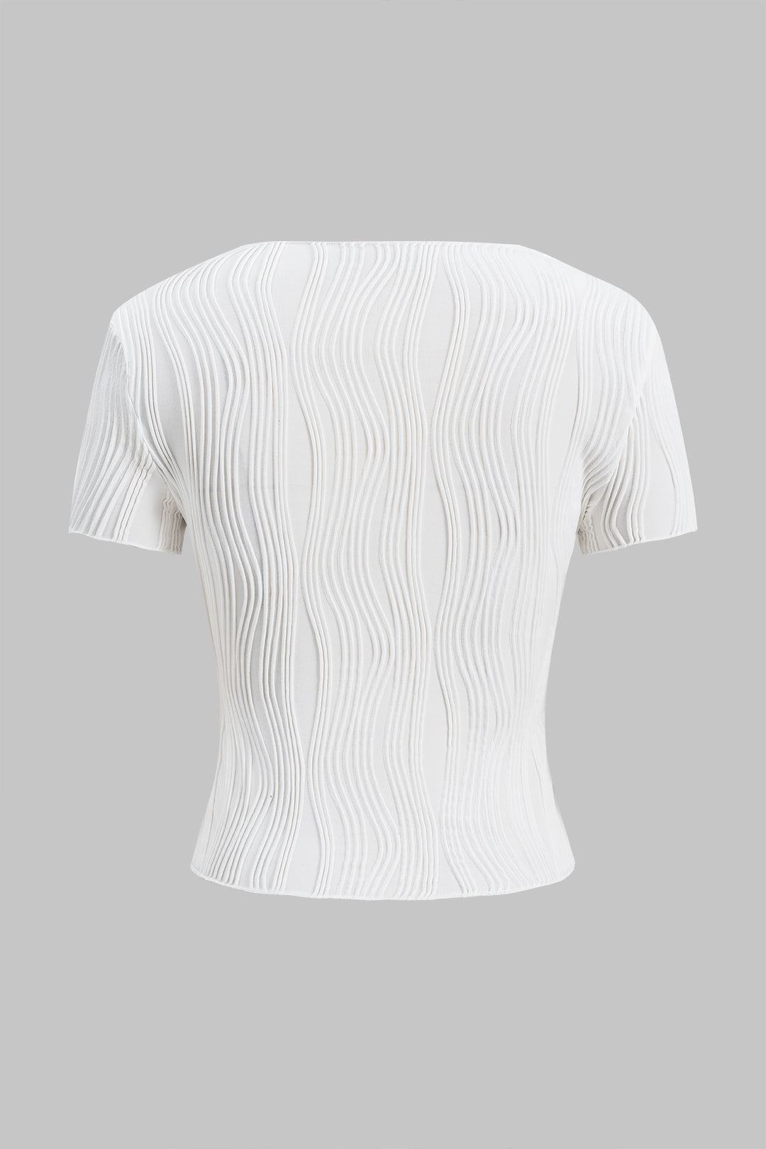 Textured Short Sleeve T-Shirt