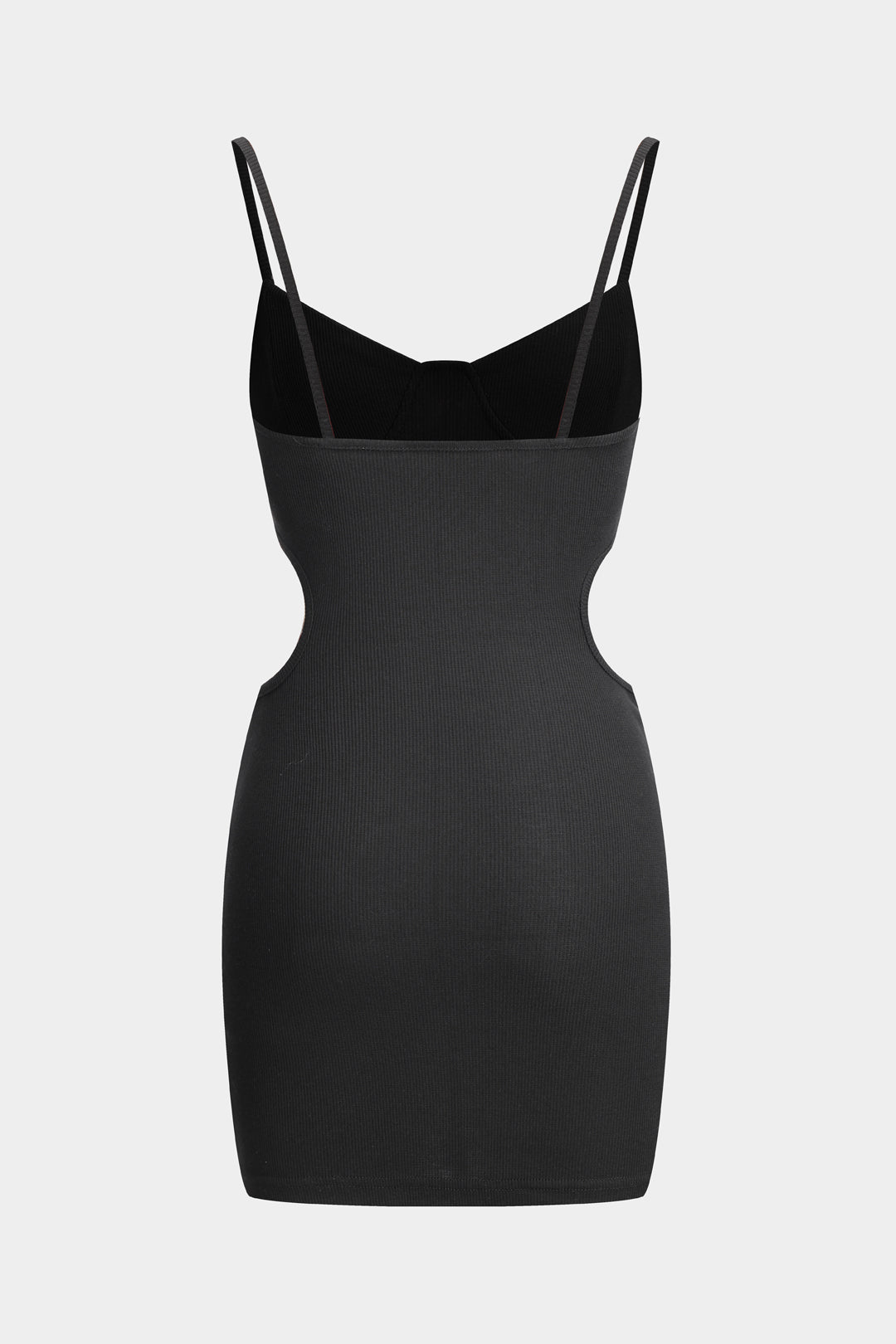 Cut Out Bustier Slip Mini Dress