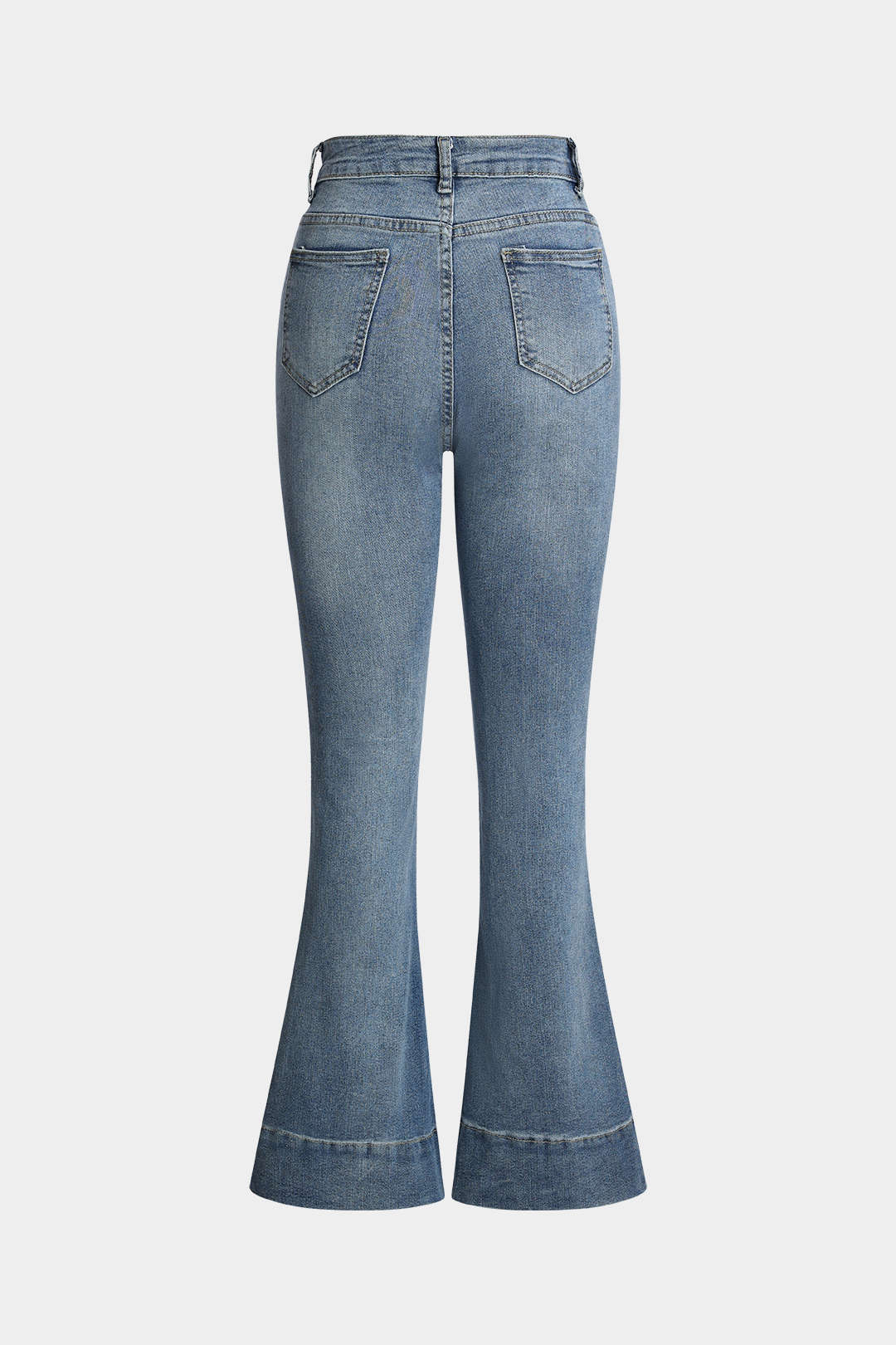 Basic Denim High-Waisted Jeans