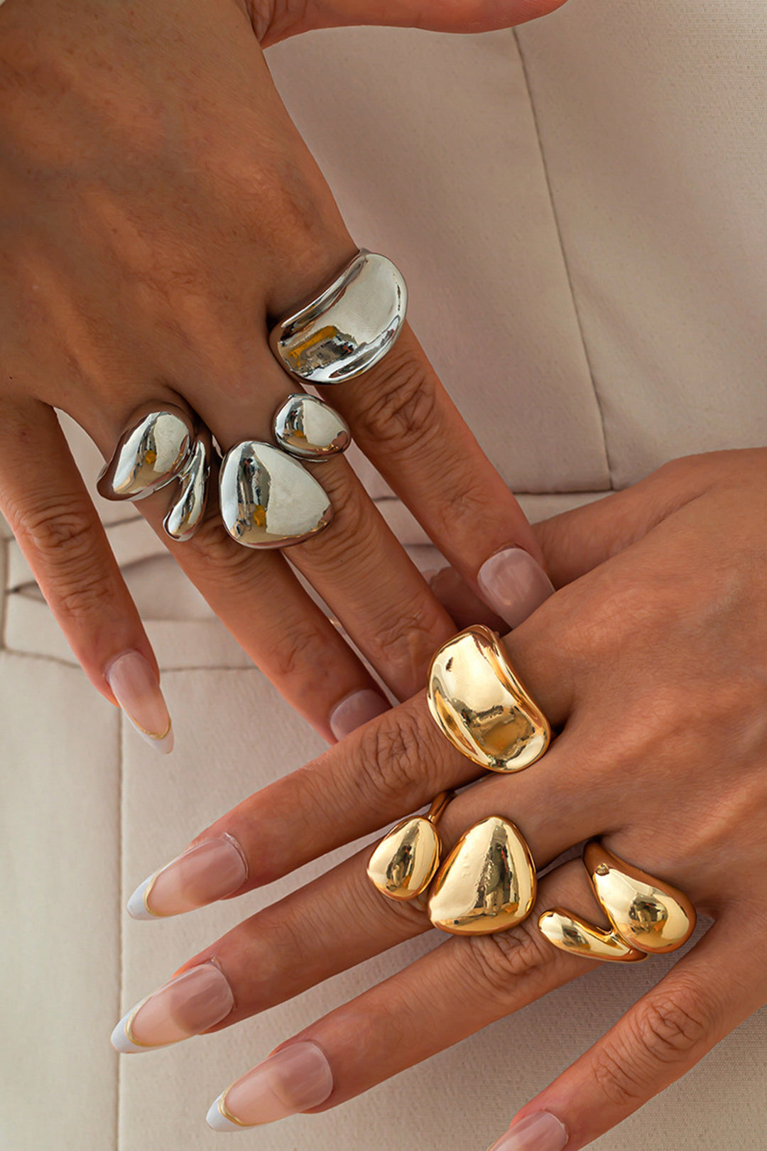 Metal Irregular Rings