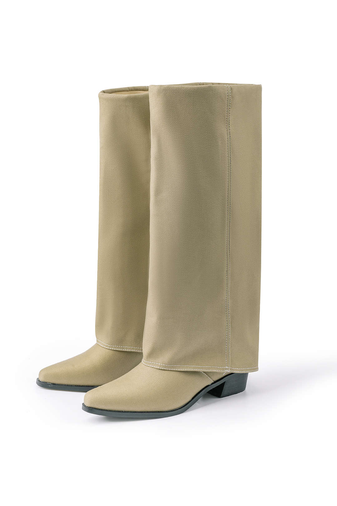 Wrap Pointed Mid Calf Boots