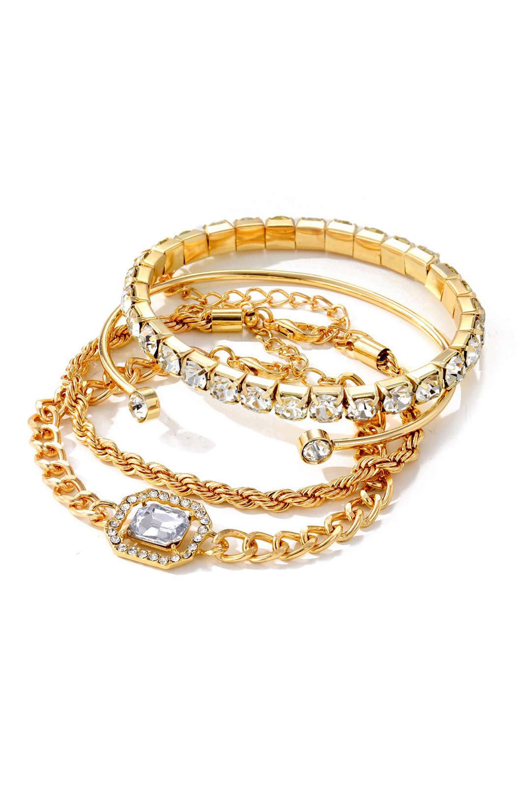 Studded Bangle Set