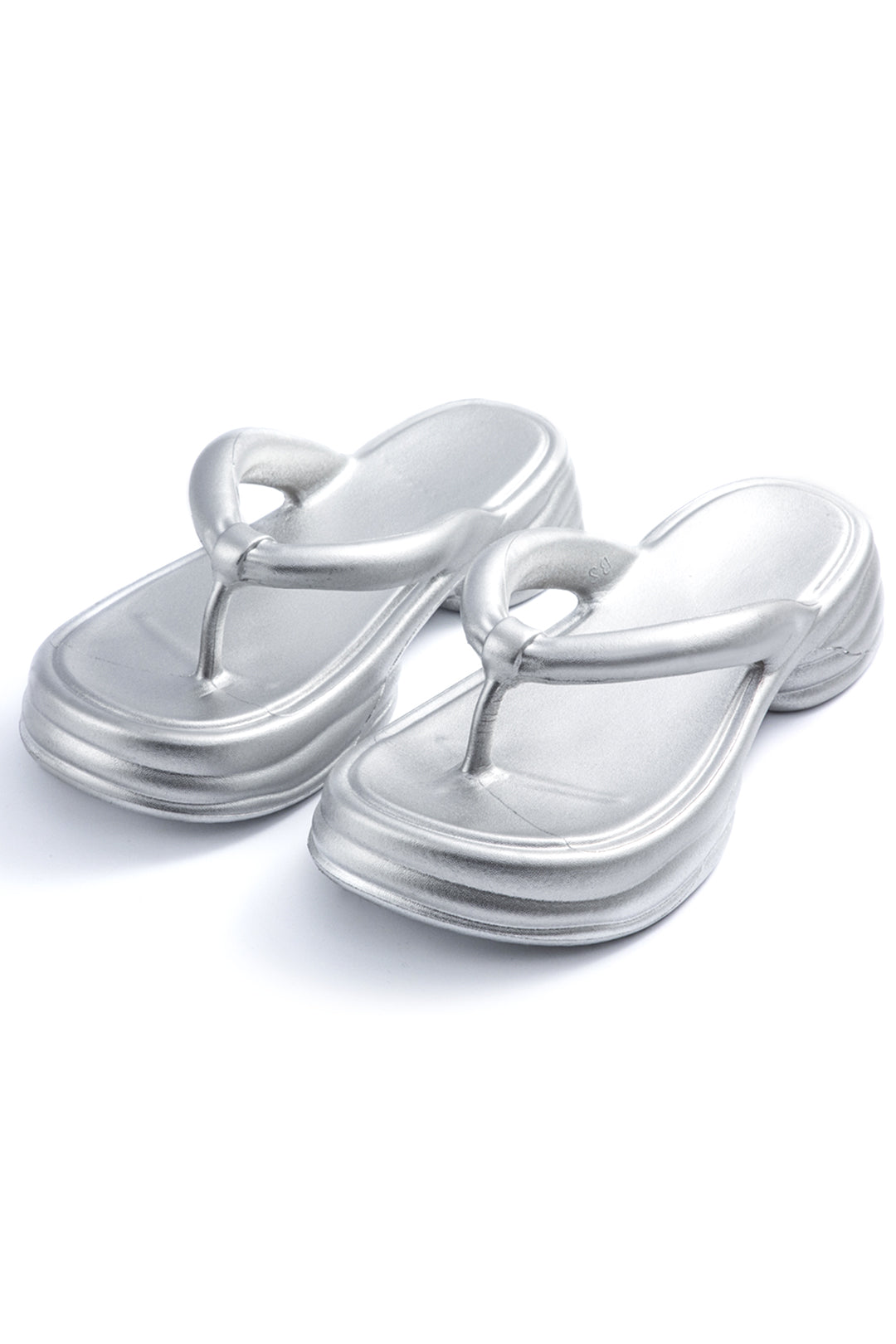 Metallic Flip Flops