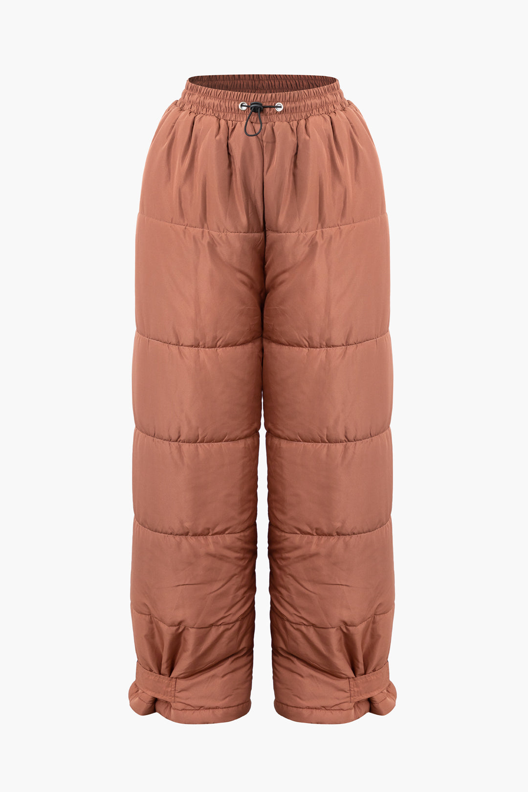 Drawstring Waist Puffer Pants