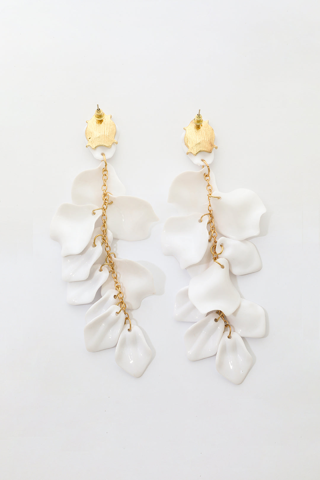 Orchid Petals Drop Earrings