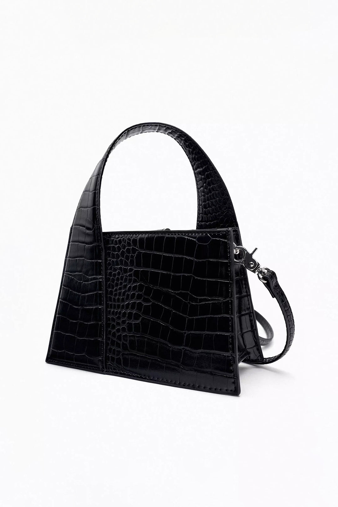 Crocodile Pattern Square Tote Bag