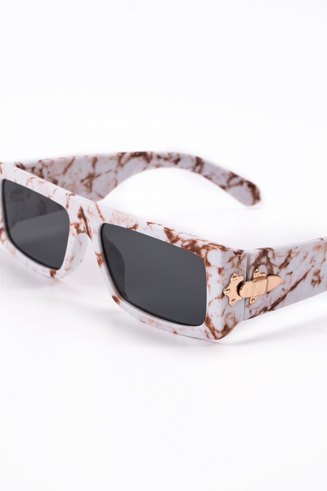 Retro Frame Square Sunglasses