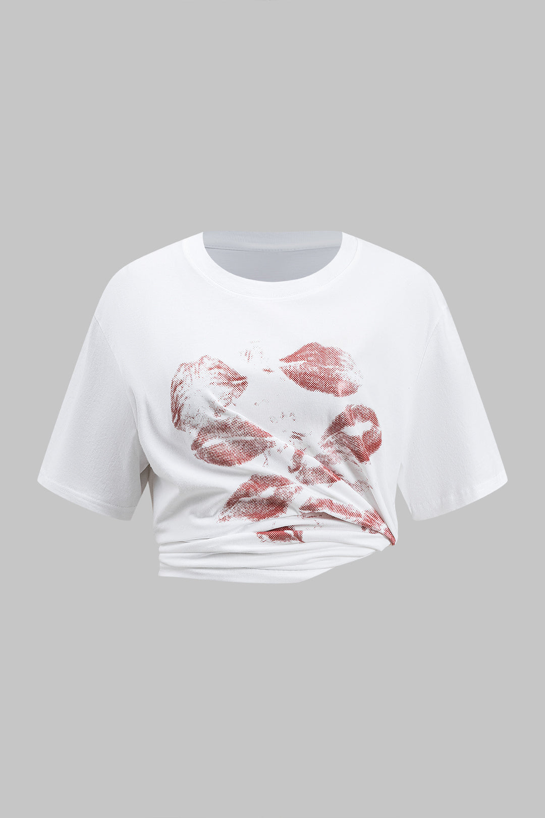 Abstract Print Short Sleeve T-Shirt